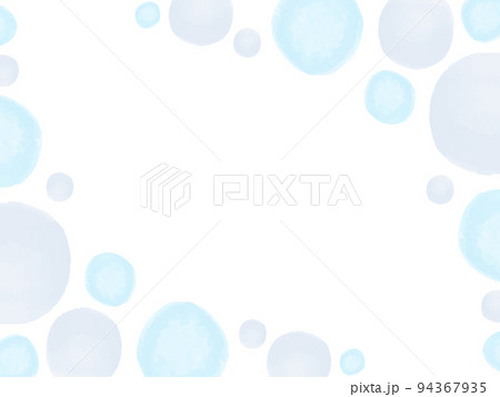 水彩 寒色 丸 背景 水彩 寒色 丸 背景 94367935