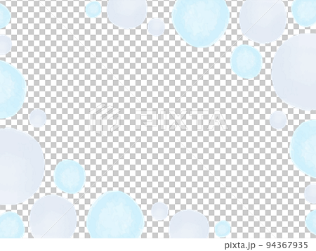 水彩 寒色 丸 背景 水彩 寒色 丸 背景 94367935