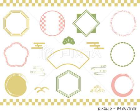 和フレーム　あしらい　セット 94367938