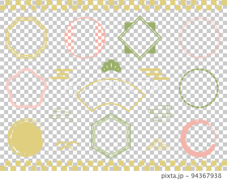 和フレーム　あしらい　セット 94367938