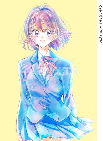 女子学生　立ち絵 94368445