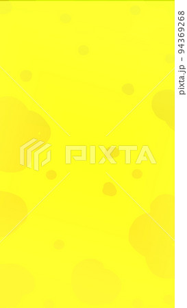 4k　イラスト背景　泡　バブル　黄色　イエロー　yellow　縦　バーチャル背景　メタバース背景 94369268