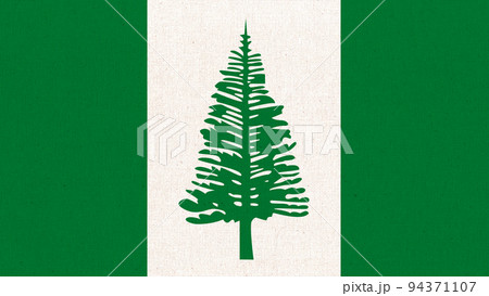 Flag of Norfolk Island. National flag of Norfolk Island. flag of island country Flag of Norfolk Island. National flag of Norfolk Island. flag of island country 94371107