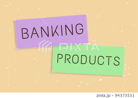 Sign displaying Banking Productssafe and convenient way or service to accumulate savings. Word Written on safe and convenient way or service to accumulate savings Sign displaying Banking Productssafe and convenient way or service to accumulate savings. Word Written on safe and convenient way or service to accumulate savings 94373531