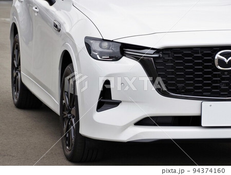 自動車イメージ マツダCX-60のフロントマスク 自動車イメージ マツダCX-60のフロントマスク 94374160