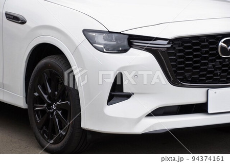 自動車イメージ マツダCX-60のフロントマスク 自動車イメージ マツダCX-60のフロントマスク 94374161
