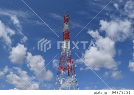 送電塔 高電圧交流 94375251