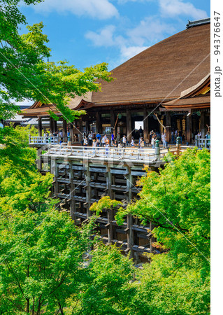 京都　京都市東山区にある 清水寺　清水の舞台 94376647