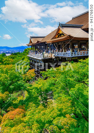 京都　京都市東山区にある 清水寺　清水の舞台 94376650