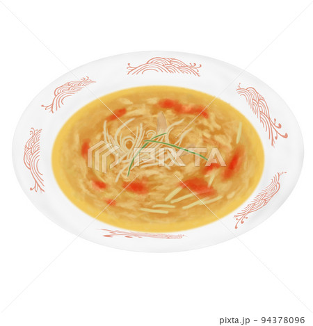 酸辣湯麺（手描き） 94378096