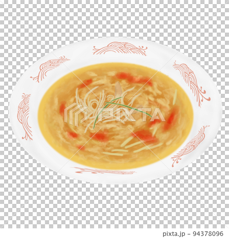 酸辣湯麺（手描き） 94378096