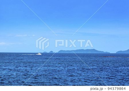 佐伯湾と大島 佐伯湾と大島 94379864