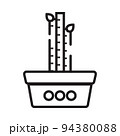 Potted plant icon that is suitable for your modern business 94380088