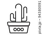 Potted plant icon that is suitable for your modern business 94380091