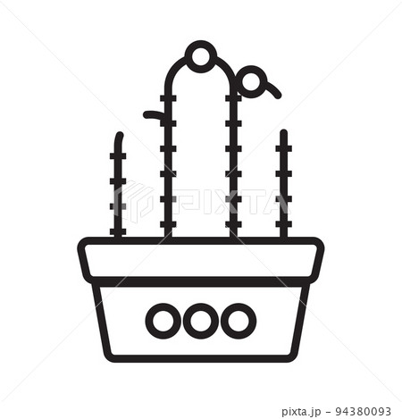 Potted plant icon that is suitable for your modern business 94380093