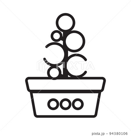 Potted plant icon that is suitable for your modern business 94380106
