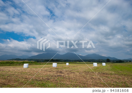 蒜山三座と稲ホールクロップサイレージ 蒜山三座と稲ホールクロップサイレージ 94381608