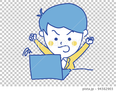 Pop office worker furious Pop office worker furious 94382903