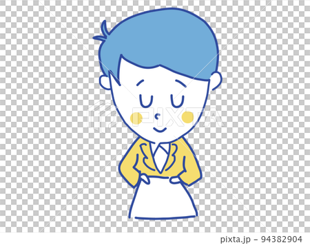 A pop office worker, the documents are ready A pop office worker, the documents are ready 94382904
