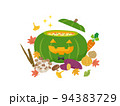 秋野菜で作ったハロウイン料理 94383729