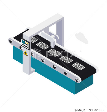 Isometric Smart Industry Icon 94384809