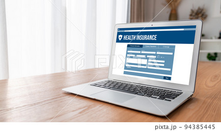 Health insurance web site modish registration system 94385445