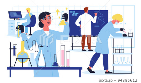 Scientist Laboratory Flat 94385612