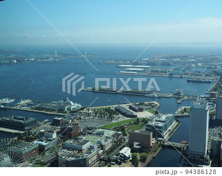 横浜　ランドマークタワー展望台からの眺望 94386128