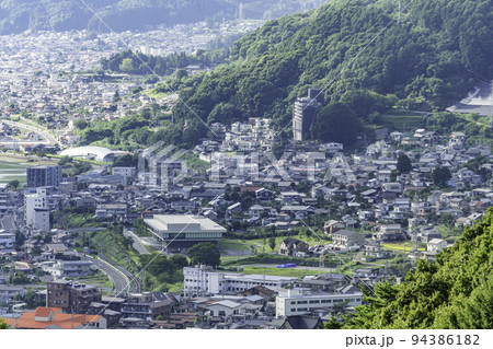 諏訪立石公園からの日亜化学工業諏訪技術センター 長野県諏訪市 諏訪立石公園からの日亜化学工業諏訪技術センター 長野県諏訪市 94386182