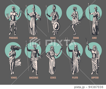 Greek Olympian Gods Set Greek Olympian Gods Set 94387036