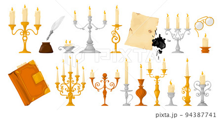 Retro Candle Holders Set 94387741