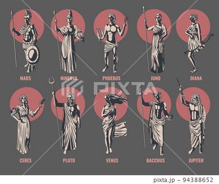 Greek Gods Set 94388652