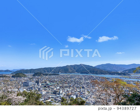 城山からの佐伯市街地眺望 城山からの佐伯市街地眺望 94389727