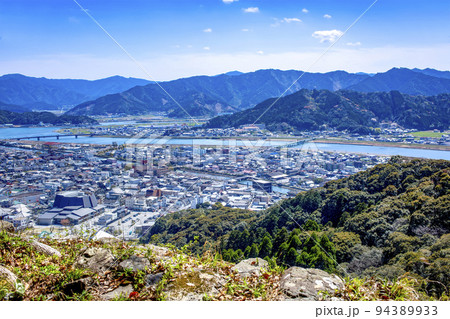 城山からの佐伯市街地眺望 城山からの佐伯市街地眺望 94389933