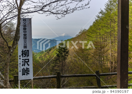 柳沢峠から望む富士山 柳沢峠から望む富士山 94390197