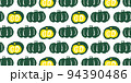 かぼちゃのシームレスパターン（白） 94390486