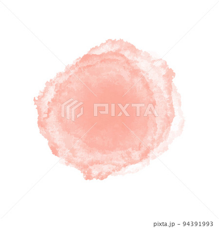 Vector Blush pink watercolor stains Paint stropke. Abstract pink watercolor hand painted on paper. 94391993