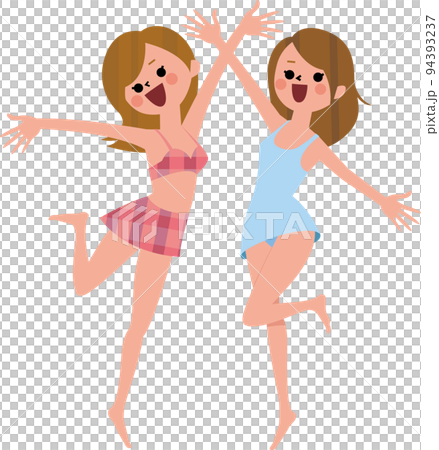 水着女子 水着女子 94393237