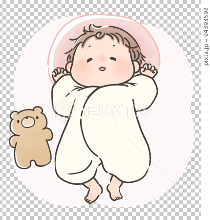 睡覺的嬰兒嬰兒新生兒 94393592