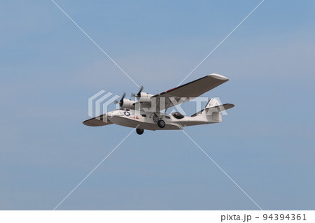 米陸軍航空隊OA-10カタリナ飛行艇ギアアップ 94394361