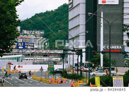 2022年9月 稲荷町から見た再開発中の広島駅前 94394845