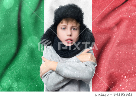 Cold winter and consequences of gas sanctions, consequences of the war in Ukraine, shortage of gas and heat in Italy. Cold winter and consequences of gas sanctions, consequences of the war in Ukraine, shortage of gas and heat in Italy. 94395932