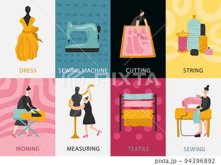 Garment Factory Flat Cards 94396892