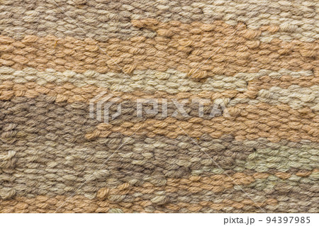Part of old vintage carpet texture with abstract ornament 94397985
