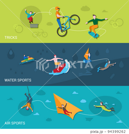 Extreme Sports Banners 94399262