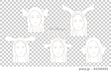 Head massage, head spa, head therapy 94399495