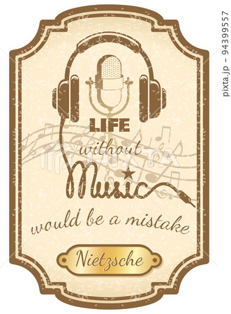 Retro live music poster Retro live music poster 94399557