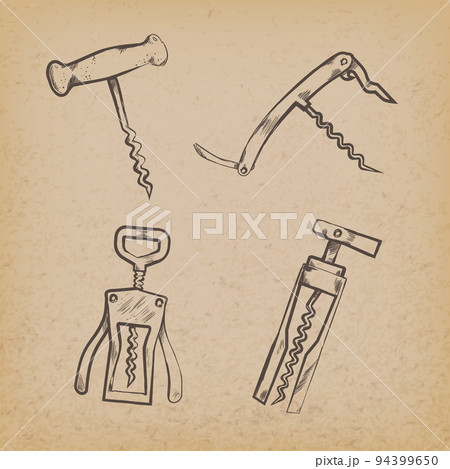 Collection of retro corkscrews Collection of retro corkscrews 94399650