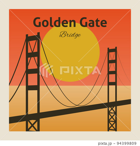 Golden gate bridge poster Golden gate bridge poster 94399809