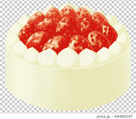 One point of strawberry decoration whole cake 94400597